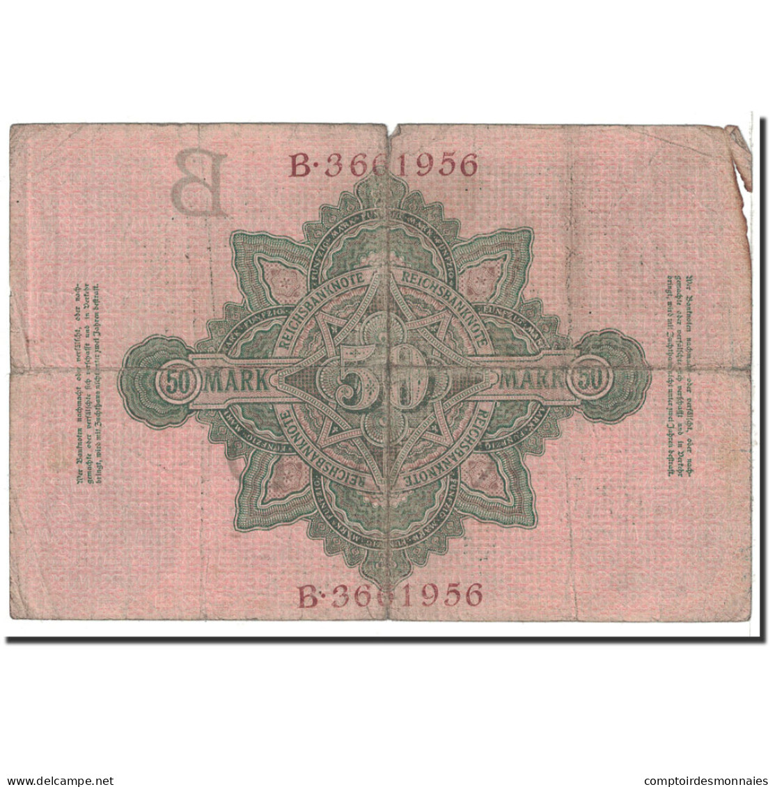 Billet, Allemagne, 50 Mark, 1910, 1910-04-21, KM:41, B - 50 Mark