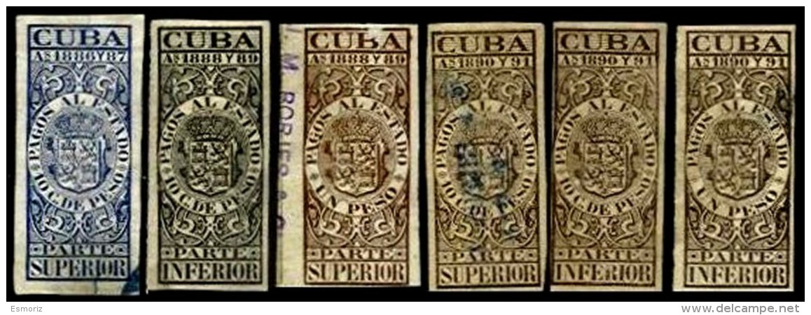 SP. ANTILLES, Revenues, */o M/U, F/VF - Cuba