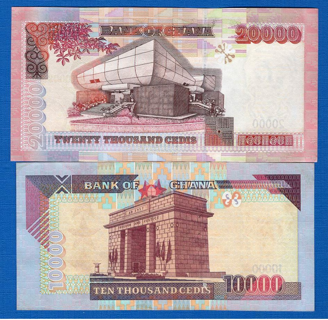 Ghana  2  Billets - Ghana