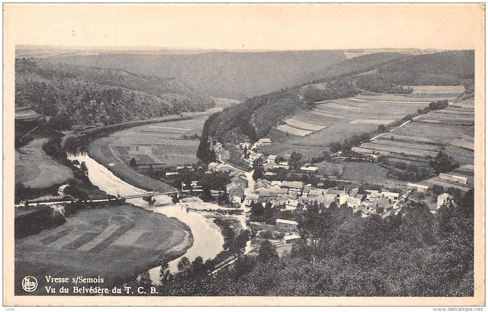 VRESSE S/Semois - Vu Du Belvédère Du T.C.B. - Vresse-sur-Semois