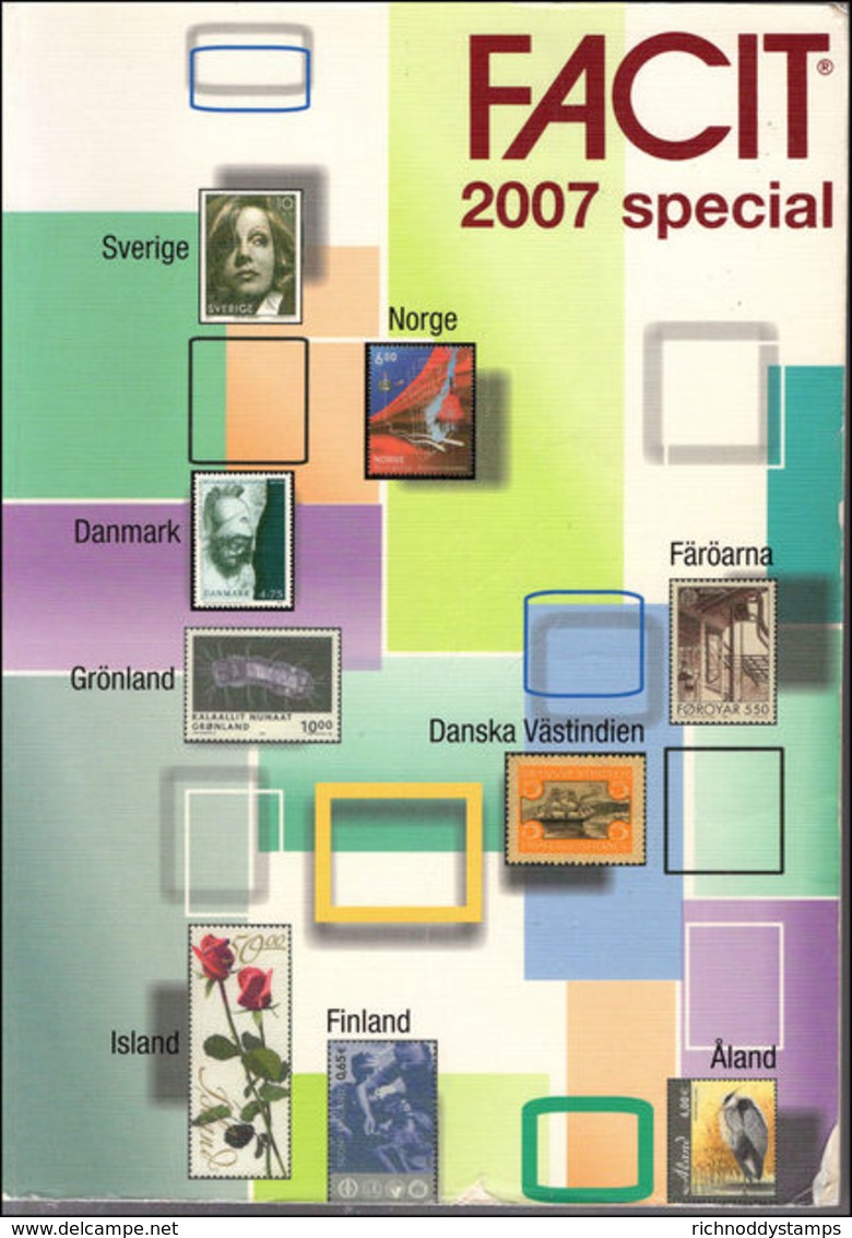 Facit 2007 Scandinavia Specialised Catalogue Used But Fine. One Or Two Pencil Marks. Specific Postal Rates Apply. - Other & Unclassified