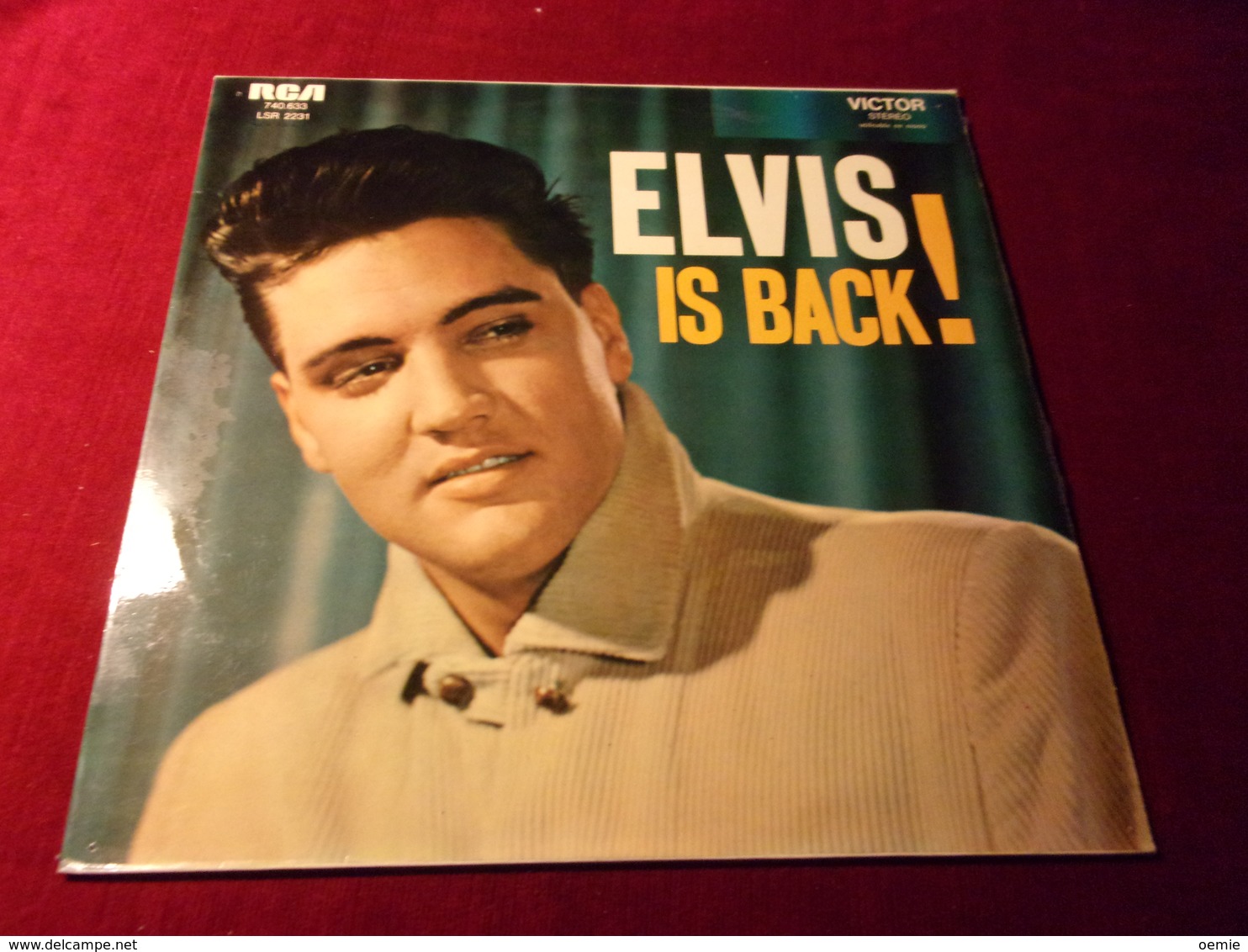 ELVIS  PRESLEY    °°   IS BACK  33 TOURS 12 TITRES - Other - English Music