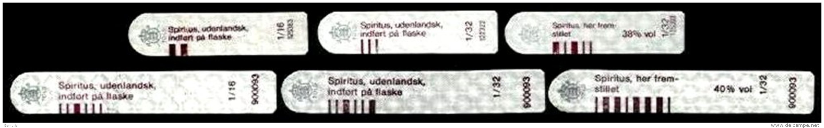 DENMARK, Beverages, (*) MNG, F/VF - Revenue Stamps