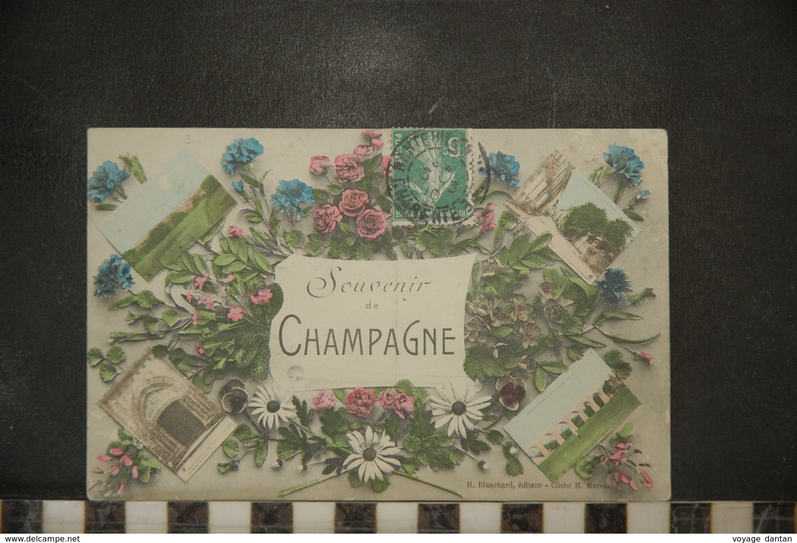 CP, Souvenir De Champagne, Diverses Vues - Champagne-Ardenne