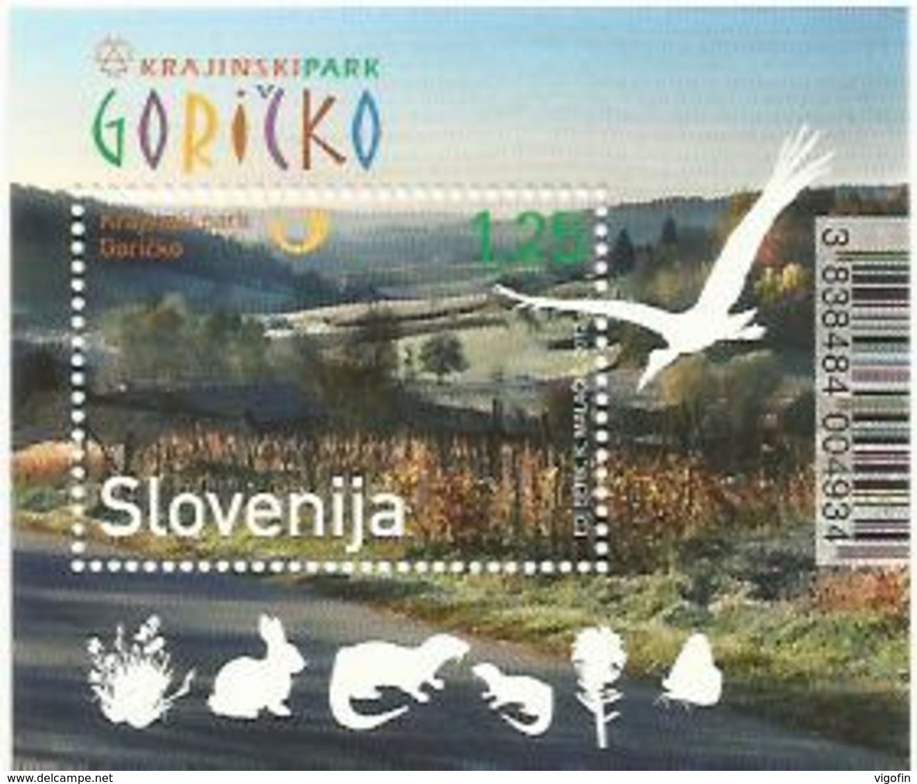 SI 2012-962 GORIČKO, SLOVENIA, S/S, MNH - Slovenië