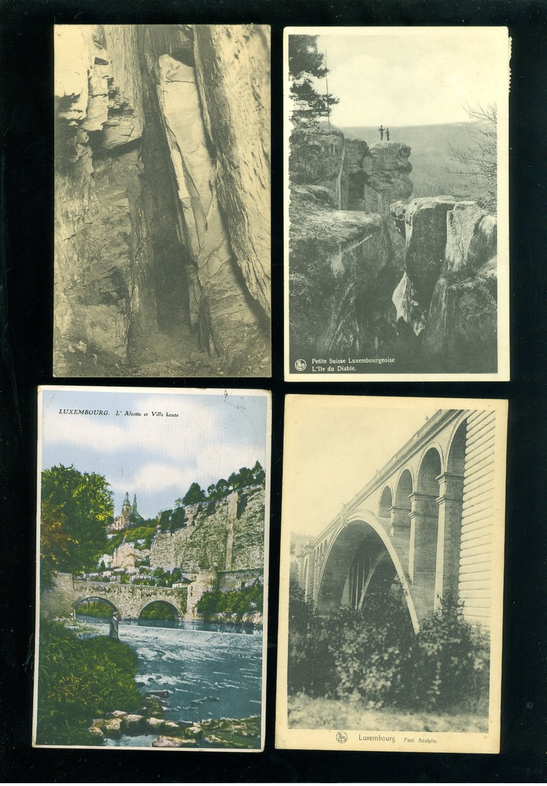 Lot de 50 cartes postales Grand - Duché de Luxembourg     Lot van 50 postkaarten Luxemburg