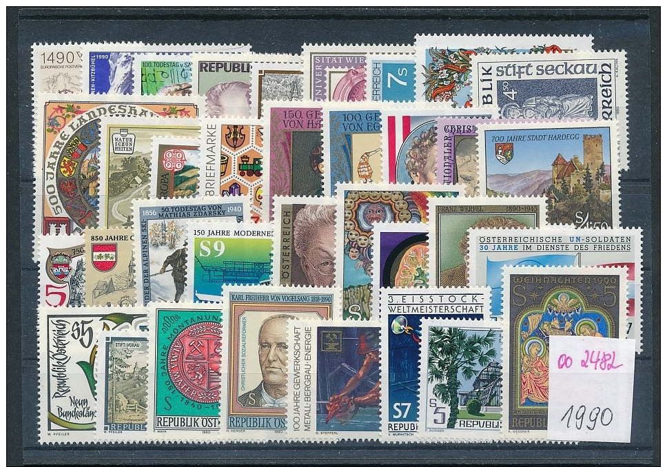 Österreich Lot-Jahr  1990   **     (oo2482   ) Siehe Scan - Ganze Jahrgänge