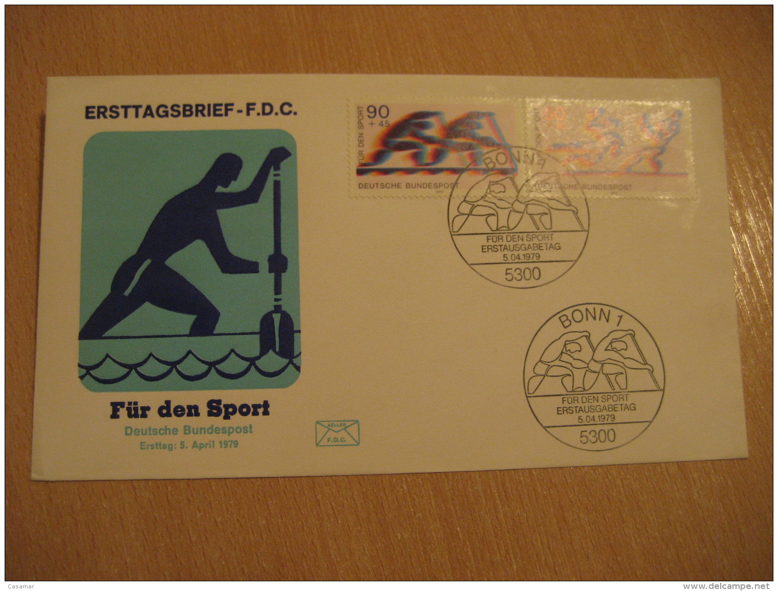 Sport BONN 1979 FDC Cancel Cover Canoe Rowing Aviron GERMANY - Kanu