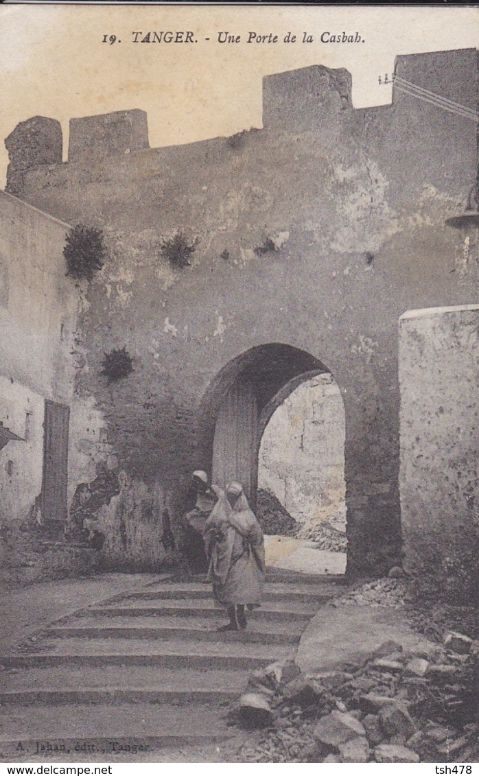 MAROC---TANGER---une Porte De La Casbah--( état Moyen Taches )- Voir 2 Scans - Tanger