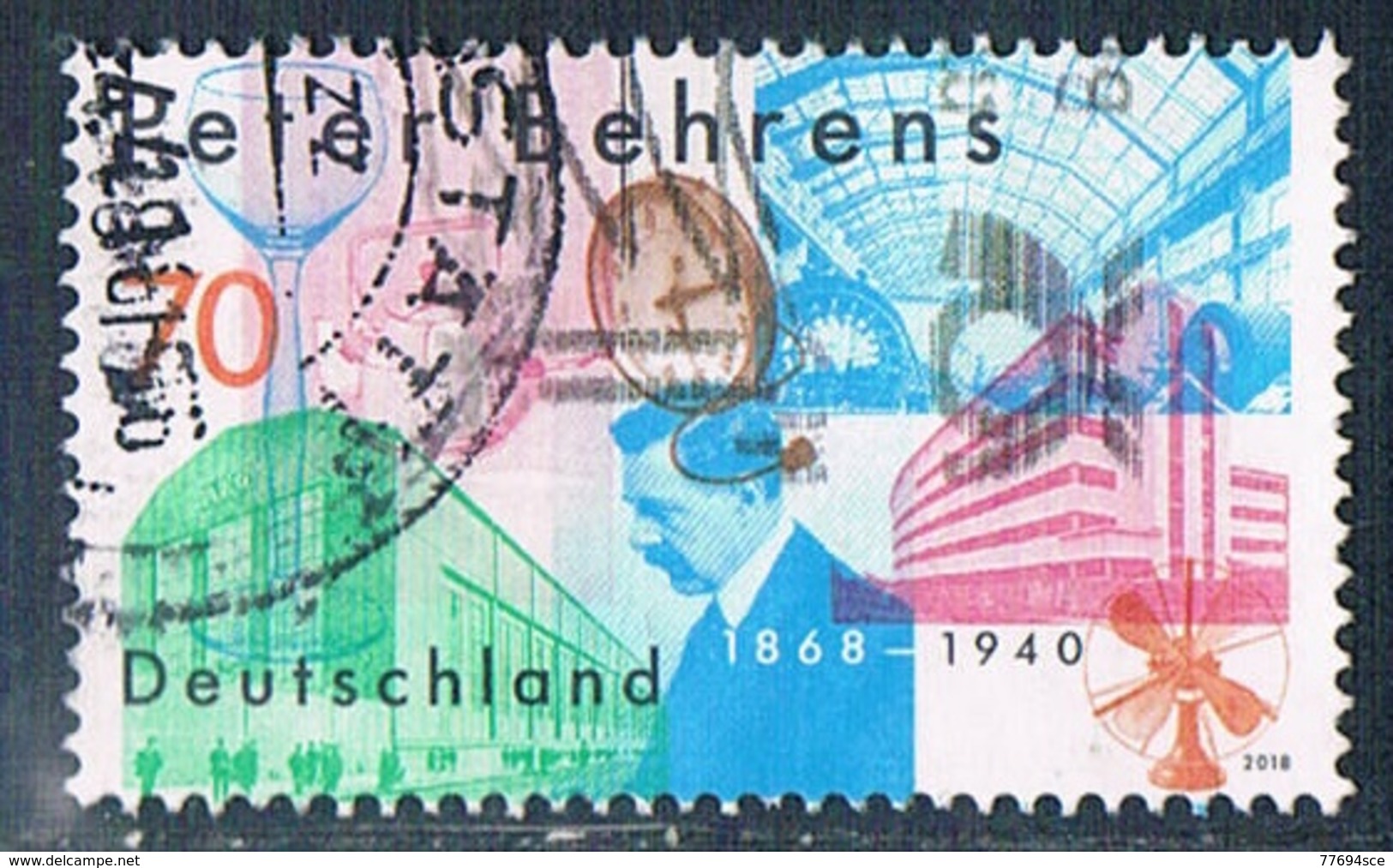 2018  150. Geburtstag Von Peter Behrens - Used Stamps