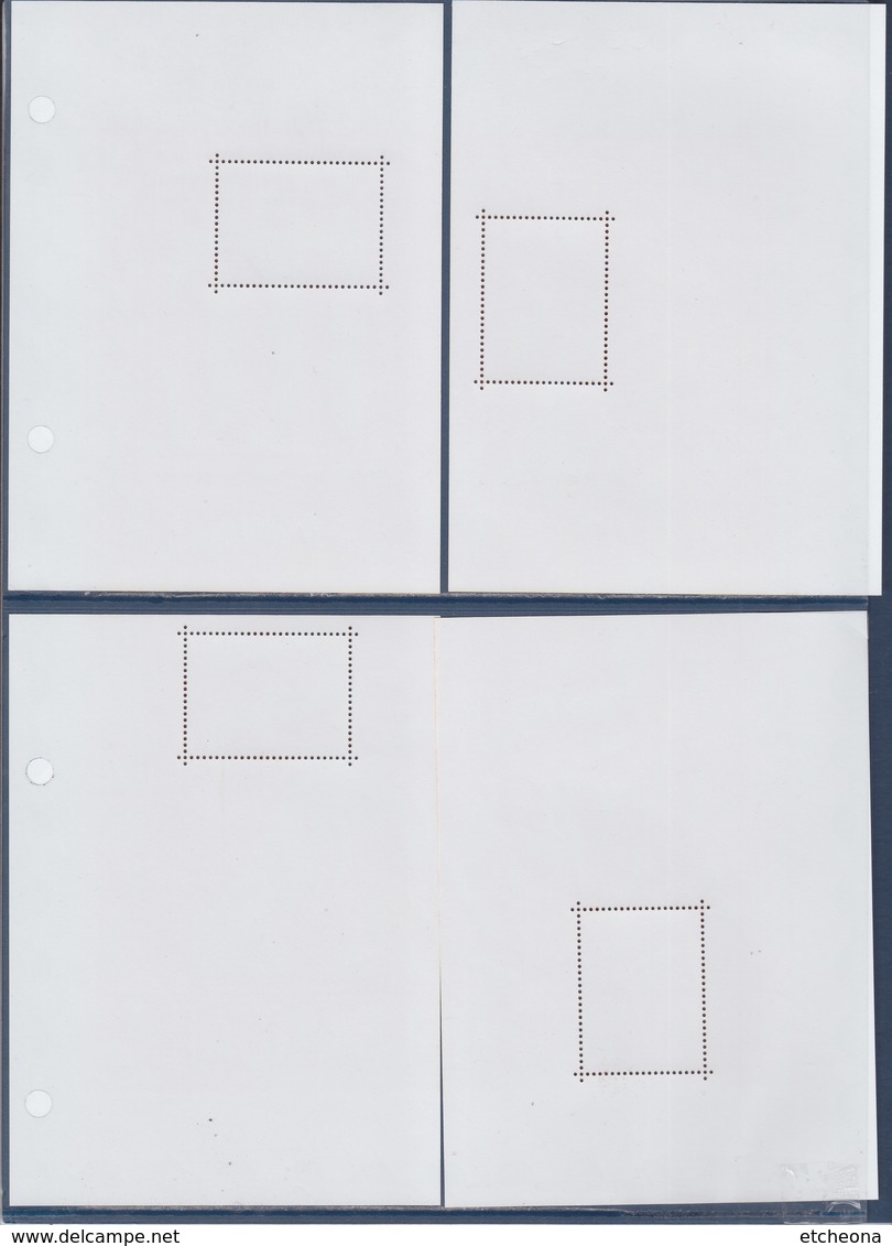 = Bloc Gommé Neuf Type Mouchon De Phil@poste Sans Valeur Faciale Les 4 Quarts Du Timbre 112 - Sonstige & Ohne Zuordnung