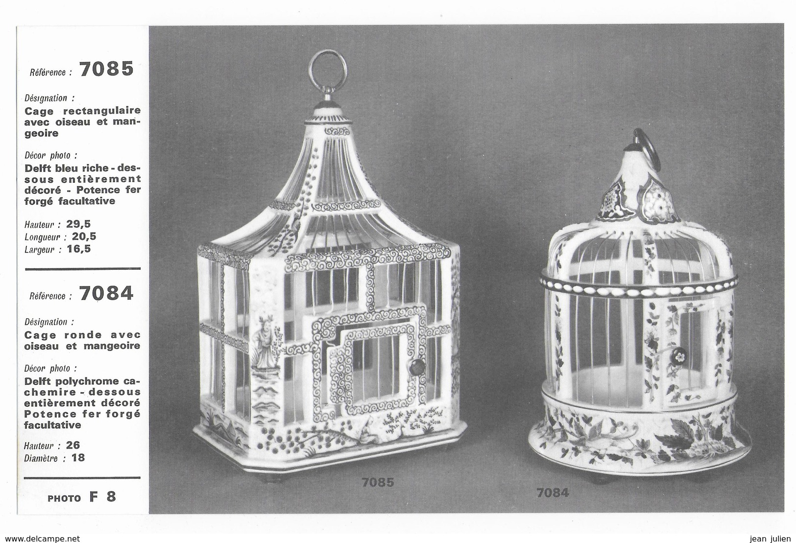 62 - DESVRES - Céramiques  -  Fayences  - Géo MARTEL - Fontaines Décoratives Et Cages à Oiseaux -1964 - Desvres (FRA)