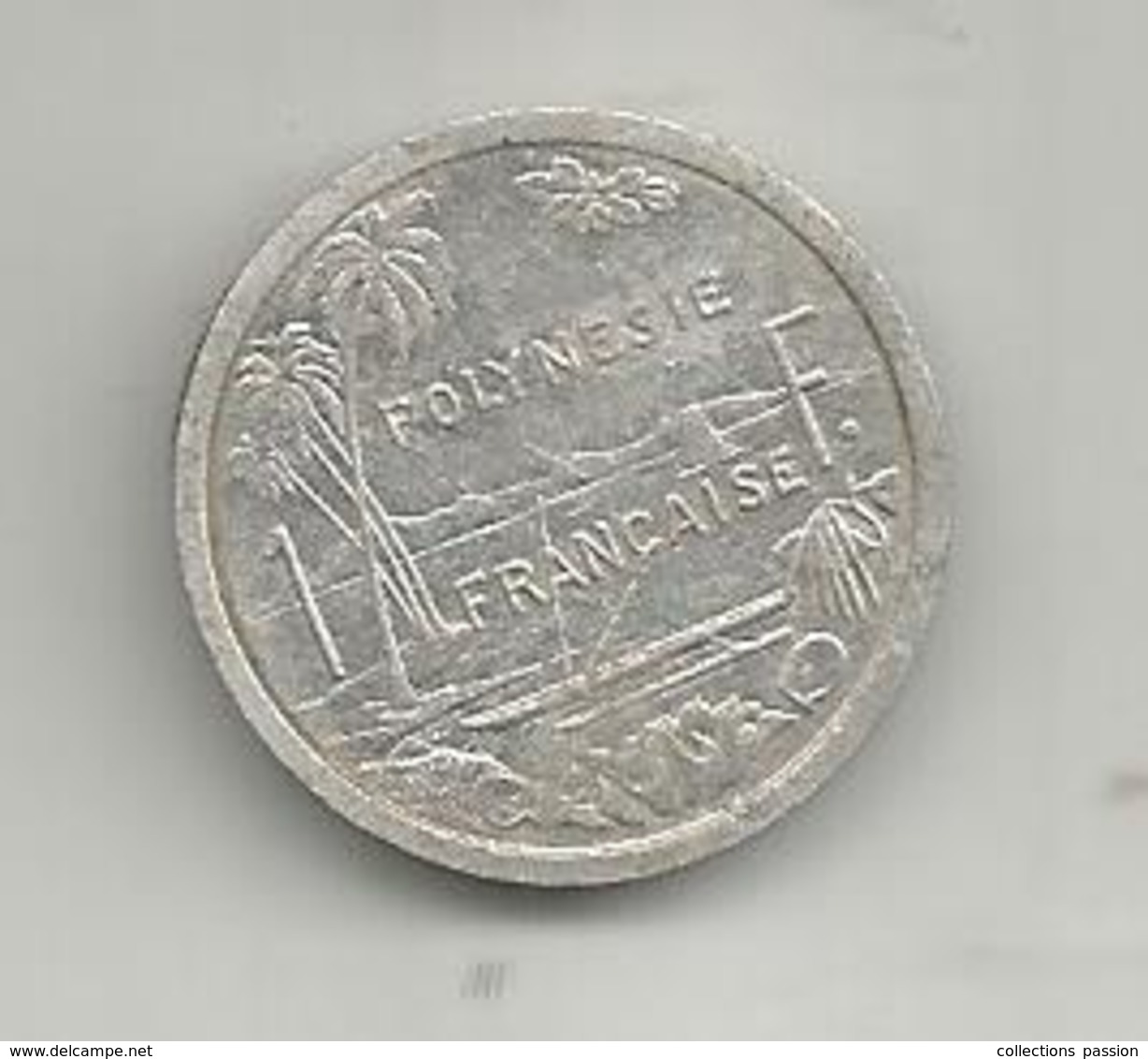 Monnaie , POLYNESIE FRANCAISE , 1985 , 1 F , 2 Scans - Französisch-Polynesien