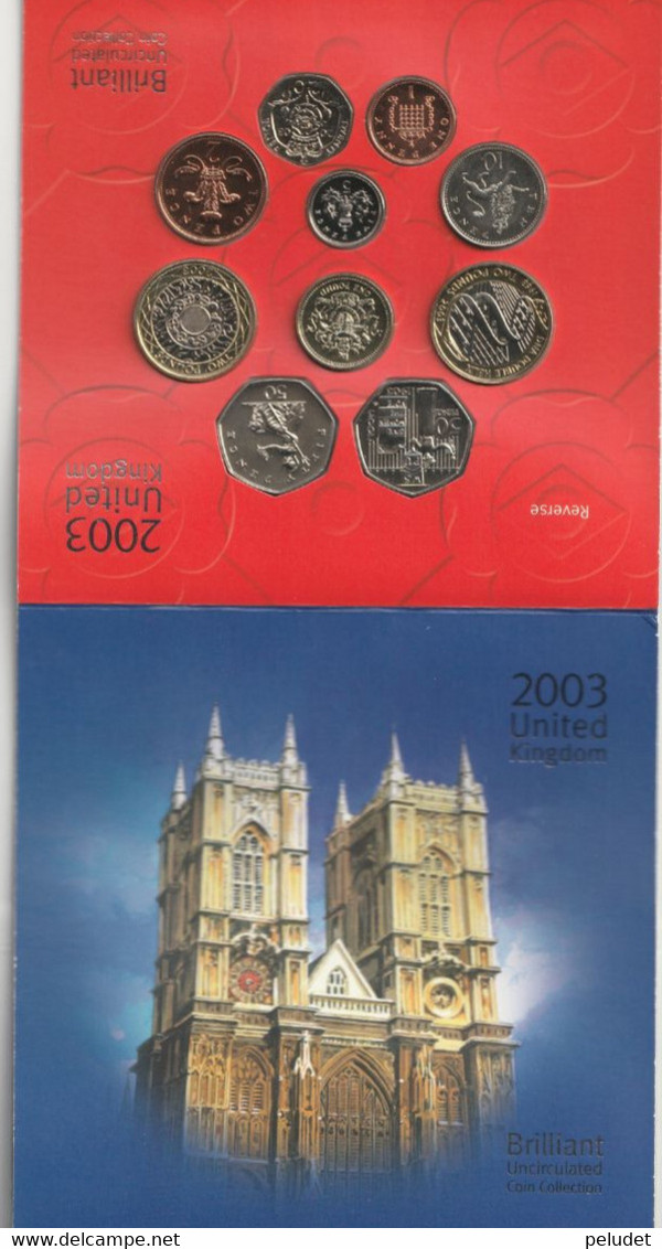 United Kingdom 2003 Brilliant Uncirculated Coin Collection BU - Nieuwe Sets & Proefsets