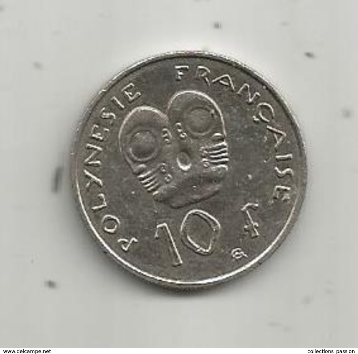Monnaie , POLYNESIE FRANCAISE , 2010 , 10 F , 2 Scans - Französisch-Polynesien