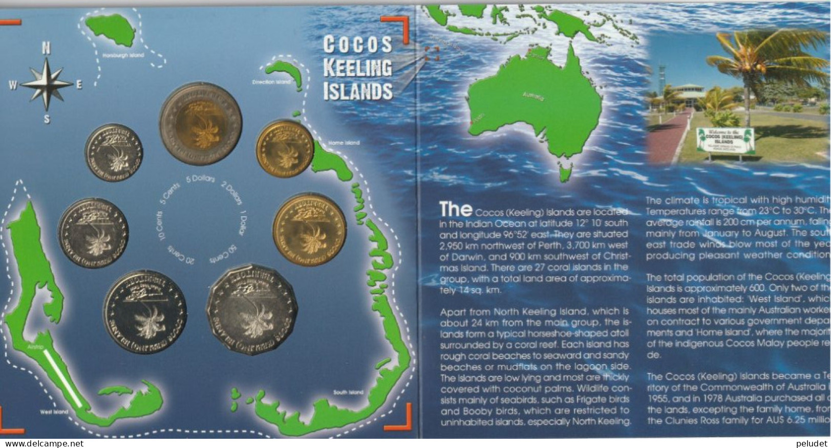 Cocos Keeling Islands Mint Set 2004 - Cook