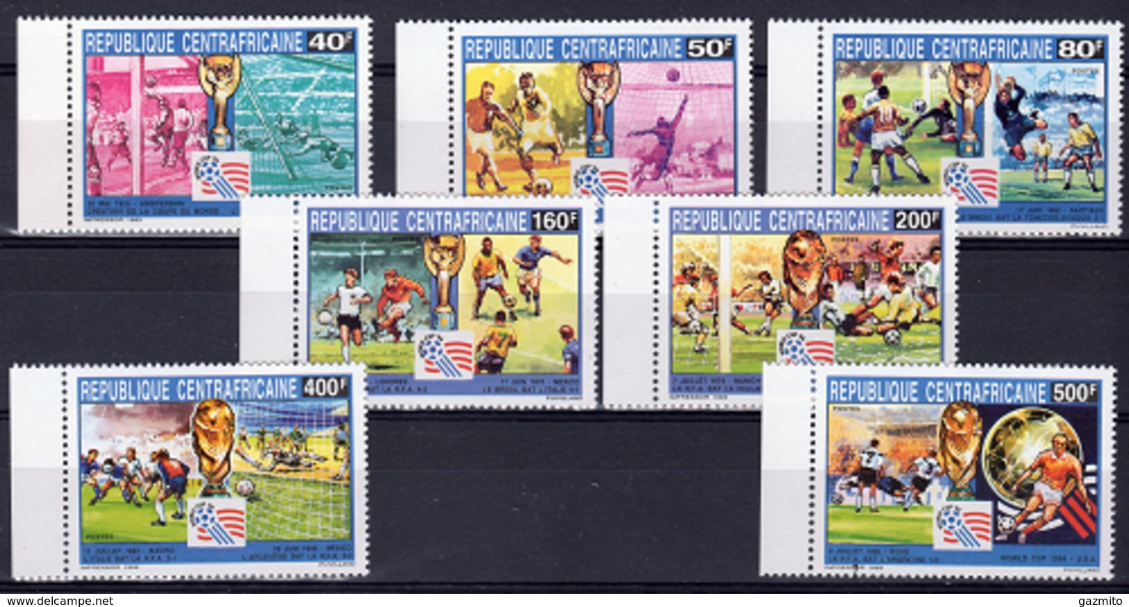 Centrafrica 1993, Football World Cup USA 94, 8VAL - 1994 – Vereinigte Staaten