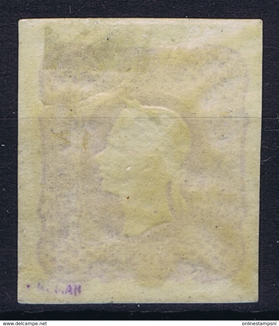 Osterreich: Mi 23 C Grauviolett MH/* Flz/ Charniere 1861 Signed/ Signé/signiert/ Approvato - Unused Stamps