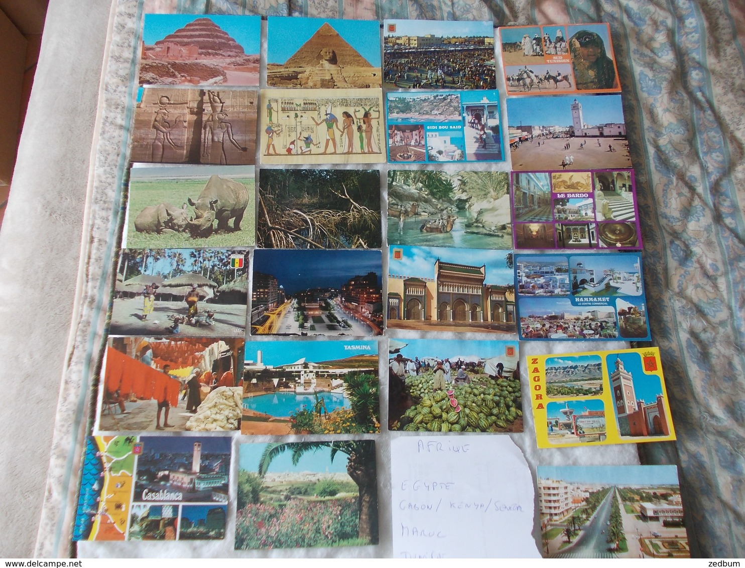 Lot De 31 Cartes Postales De L' Afrique Egypte Maroc Tunisie Senegal Kenya Ou Gabon - 5 - 99 Cartes