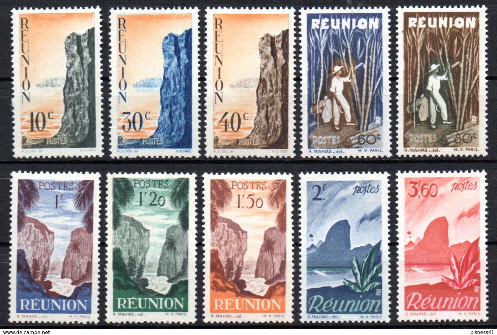 Col 7 : Réunion Neuf XX MNH Entre N° 262 Et 273  Cote 7,90 € - Neufs