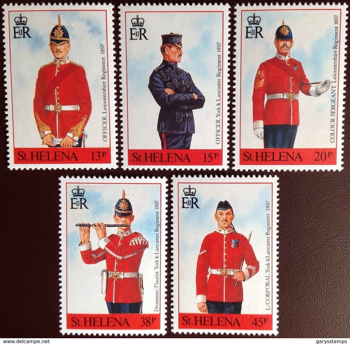 St Helena 1991 Military Uniforms MNH - Saint Helena Island