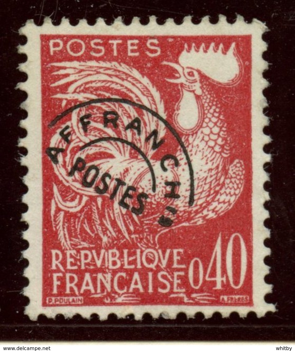 France 1960 40c  Gallic Cock Issue  #954 - Unused Stamps