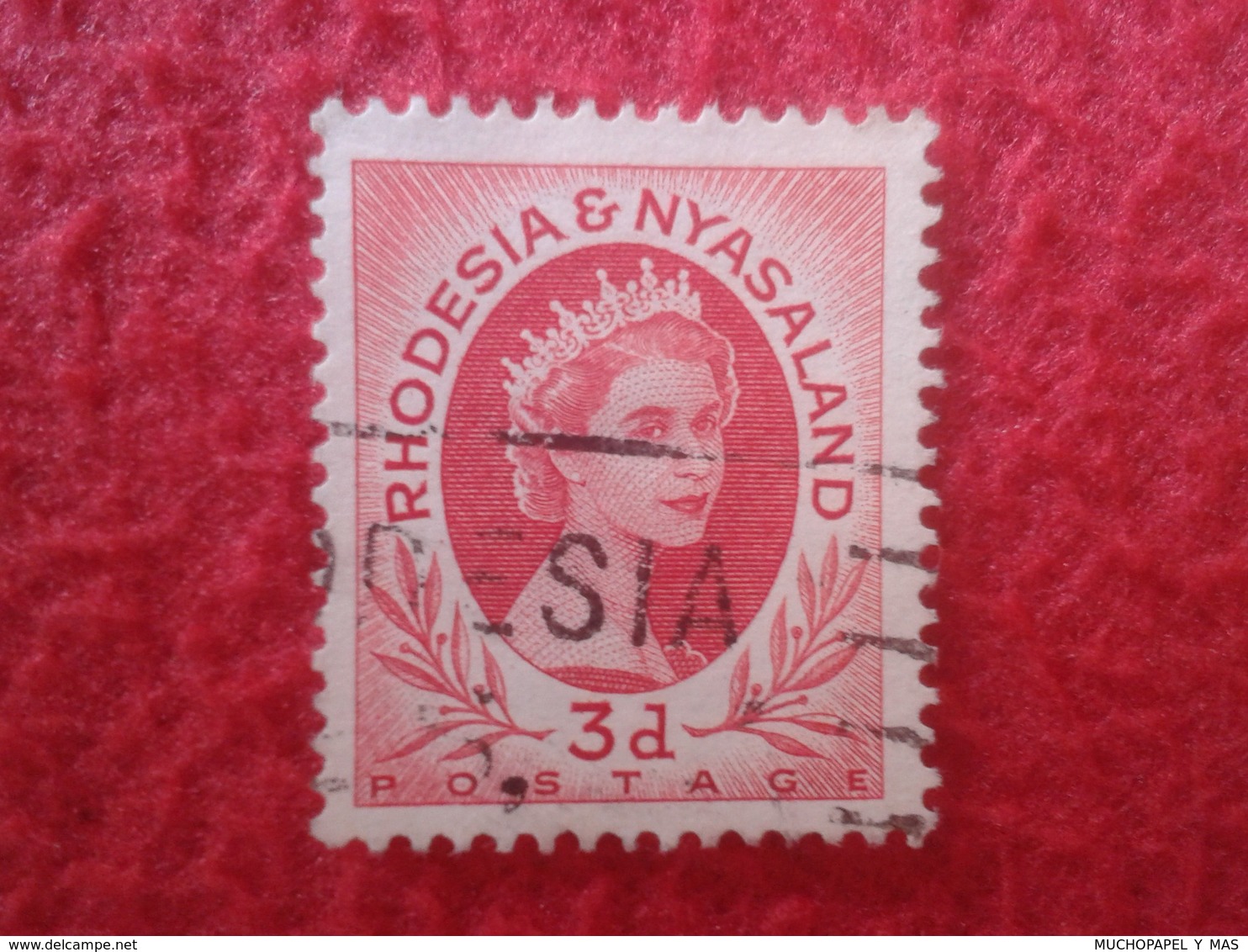 SELLO USADO USED STAMP RHODESIA & NYASALAND 3D VER FOTO/S Y DESCRIPCIÓN. - Rhodesien & Nyasaland (1954-1963)