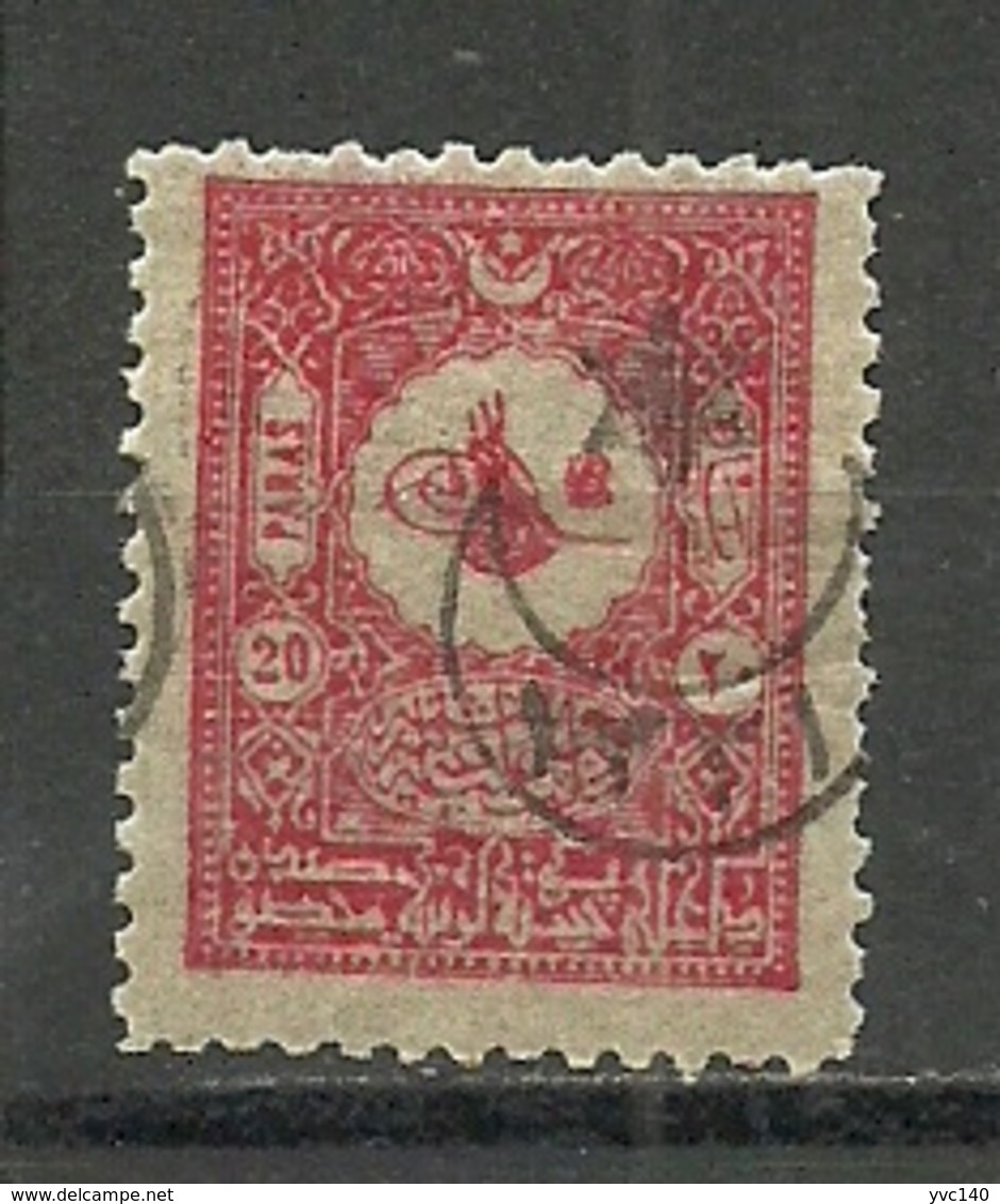 Turkey; 1915 Overprinted War Issue Stamp 20 P. ERROR "Misplaced Overprint Perf." - Unused Stamps