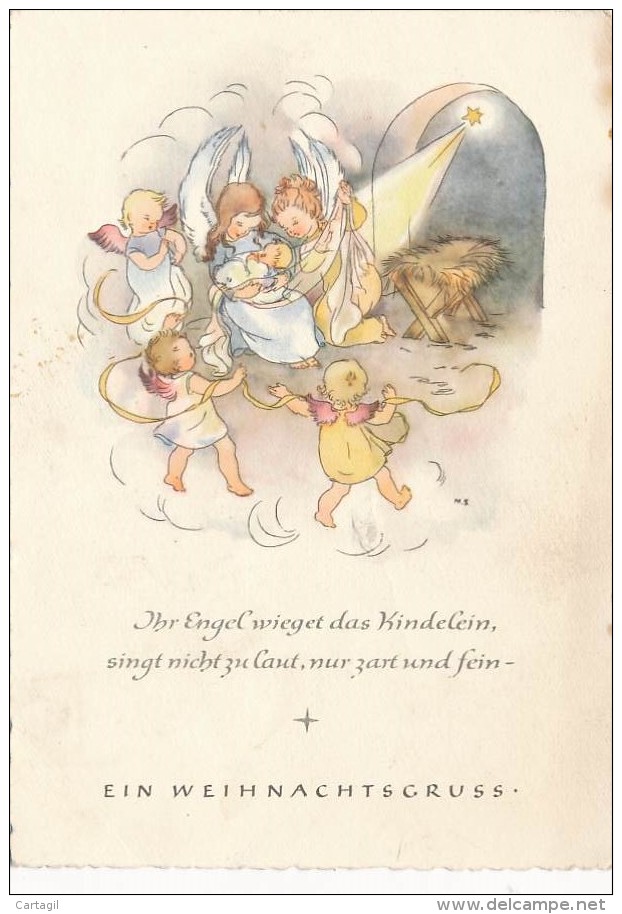 CPM GF-17072- Allemagne - Fantaisie  Illustration " Ein Weihnachtsgruss"  Par Margret Savelsberg - Autres & Non Classés