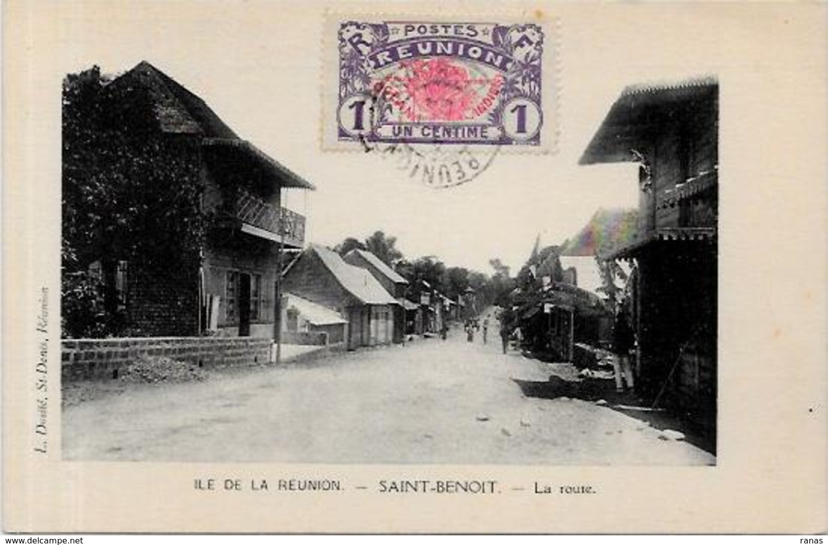 CPA Ile De La Réunion Circulé Saint Benoit - Saint Benoît