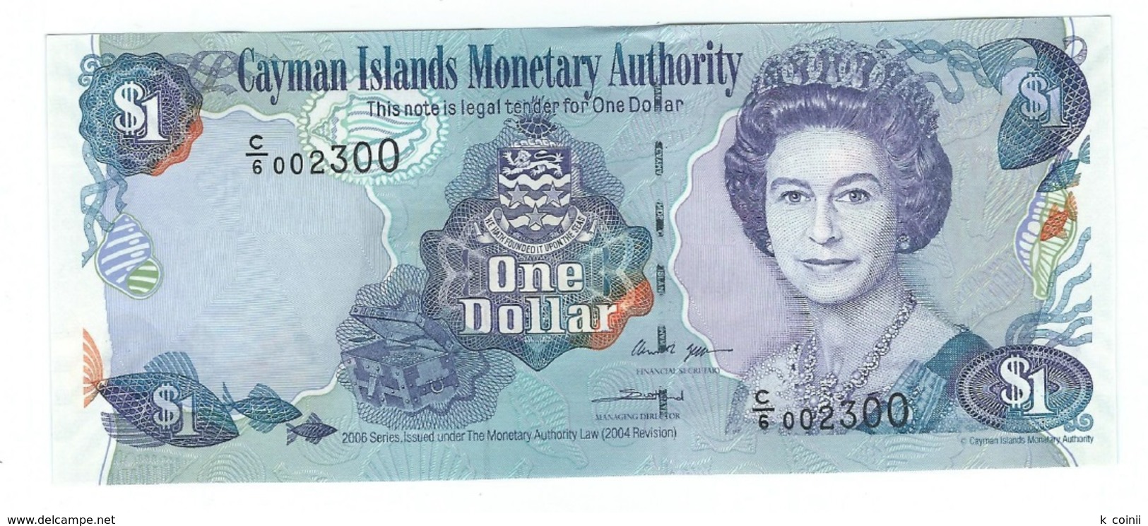 Cayman Islands - 1 Dollar 2006 - UNC - Iles Cayman