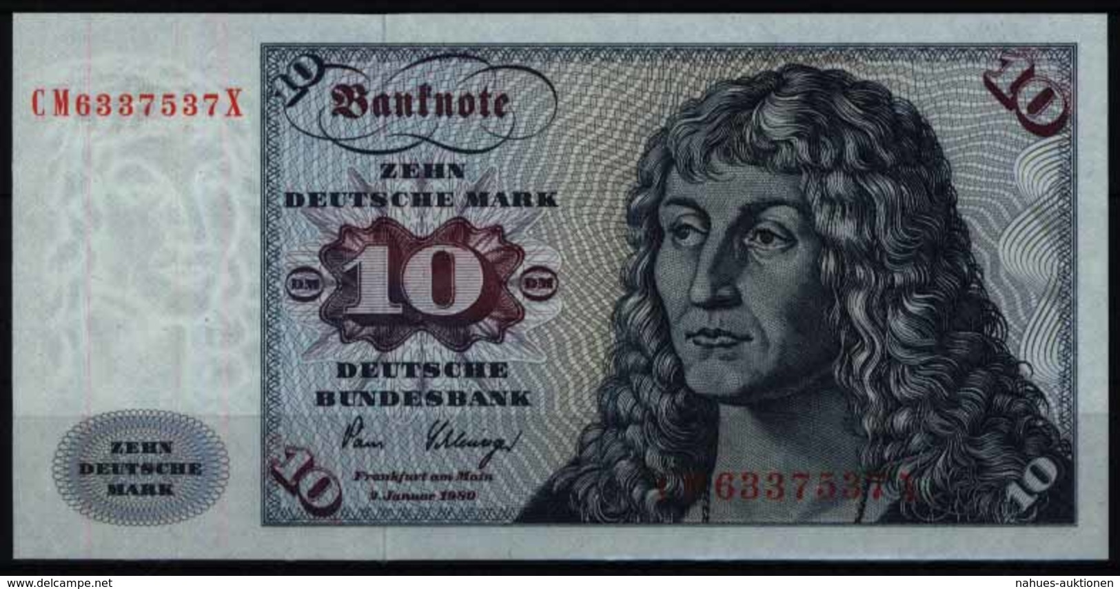 Bundesrepublik Geldschein Banknote 286 A CM X 10 Deutsche Mark 2.1.1980 - I. - Sonstige & Ohne Zuordnung