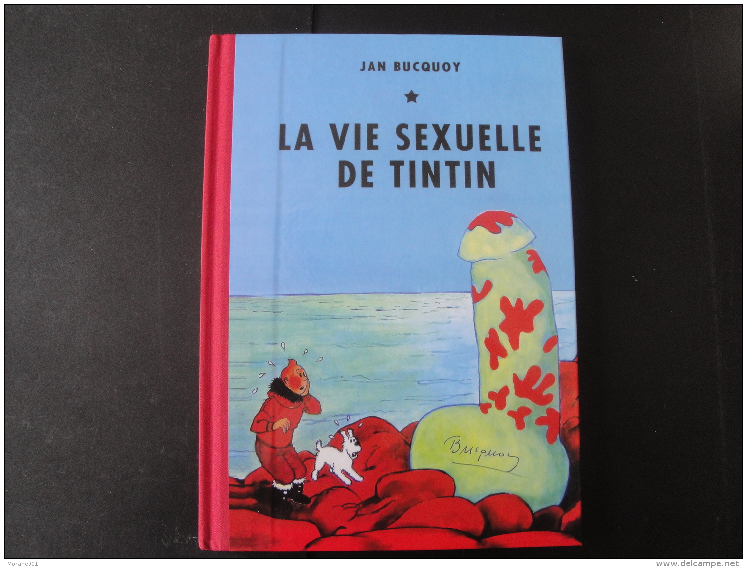 La Vie Sexuelle De Tintin Cartonné TL 1000 Ex. + Lithographie Nté Et Signé Jean Bucquoy Etat Neuf - Eerste Druk