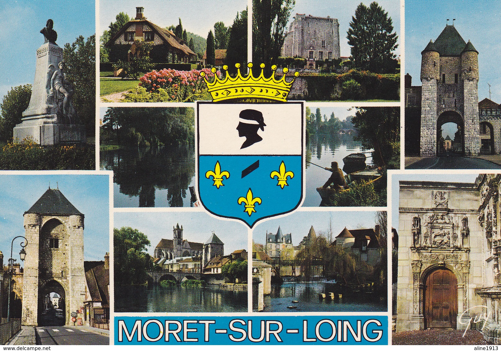 77 MORET SUR LOING / MULTIVUES / BLASON - Moret Sur Loing