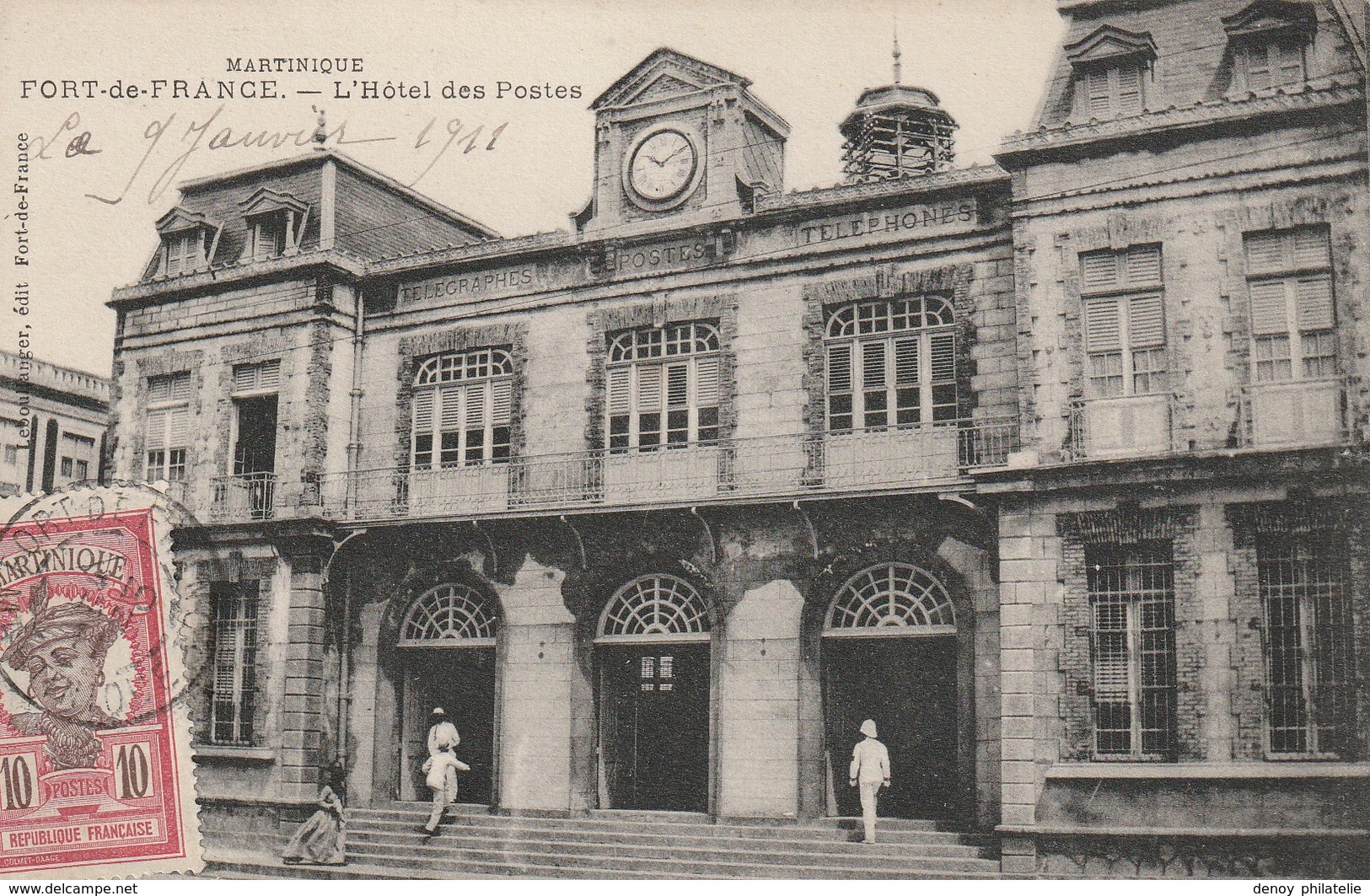 Martinique - Fort De France - La Hotel Des Postes - - Fort De France