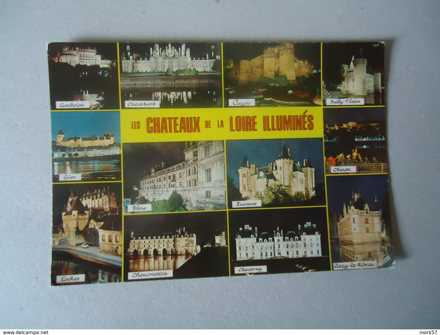 FRANCE POSTCARDS  CHAATEAUX WITH STAMPS - Autres & Non Classés