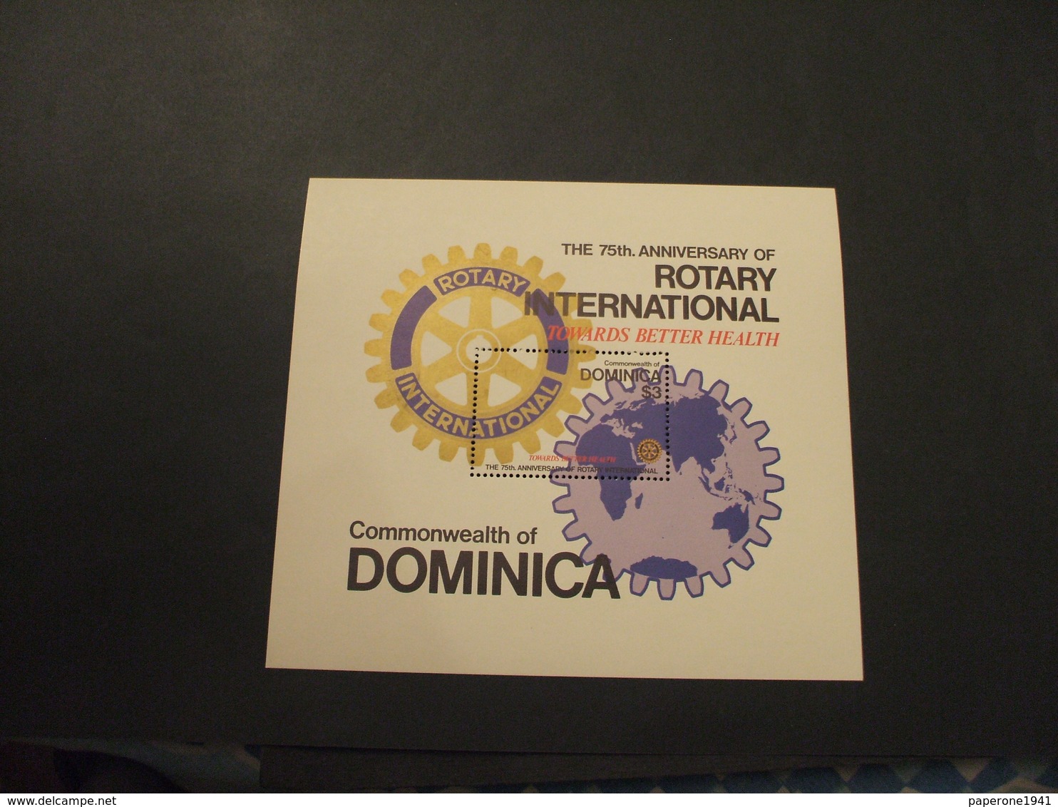 DOMINICA - BF 1980 ROTARY  - NUOVI(++) - Dominica (1978-...)