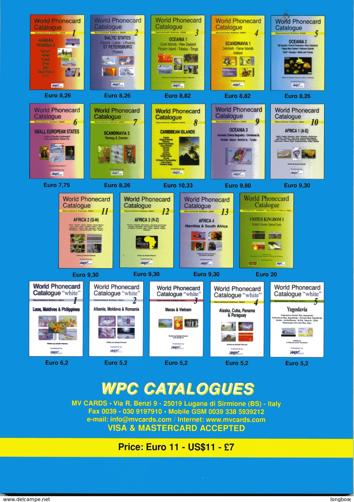 WORLD PHONECARD CATALOGUE-14-SOUTH AMERICA 1 - Boeken & CD's