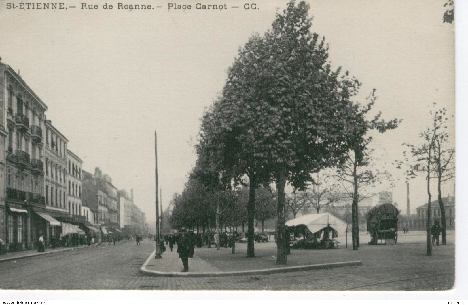 SAINT ETIENNE , Rue De Roanne - Place Carnot - Bon état - Saint Etienne