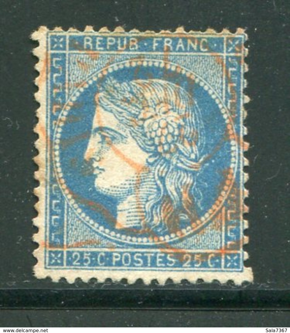 Y&T N°60A- Cachet Rouge Des Imprimés De Paris - 1871-1875 Ceres