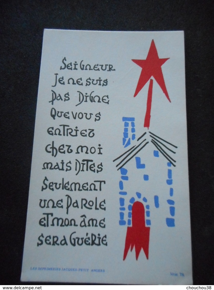 IMAGE PIEUSE Communion 1962 VERSAILLES Jeanne D'Arc - Religion & Esotérisme