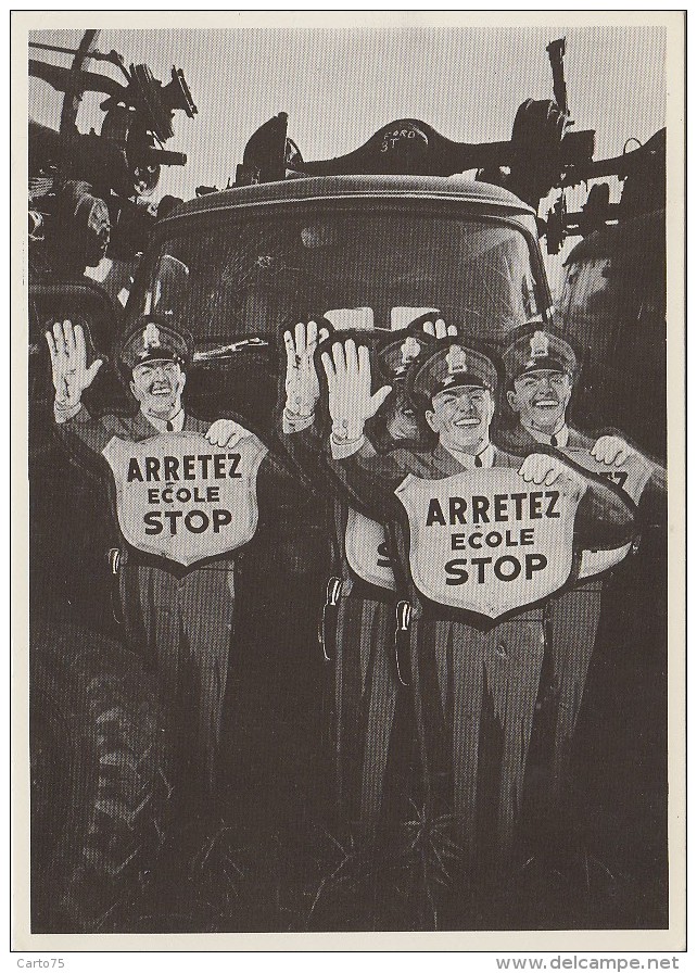 Métiers - Police Gendarmerie - Policier - Canada - Circulation Ecole - Politie-Rijkswacht