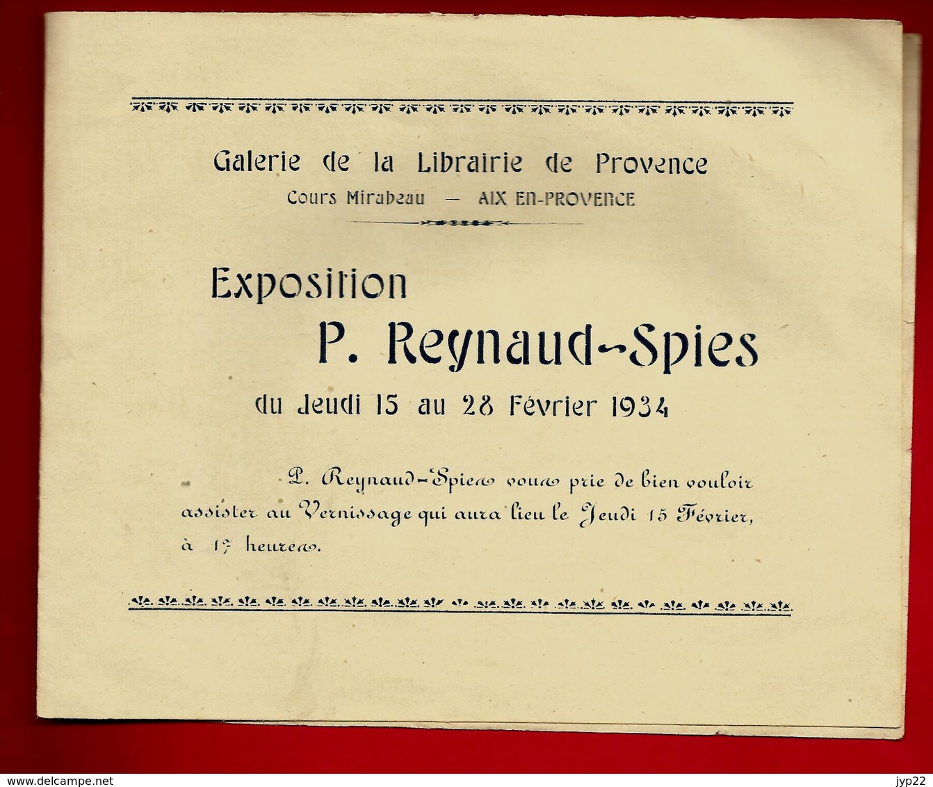 Peintre P. Reynaud Spies Temps Gris à Aix Salon Automne Paris 1933 Librairie De Provence Expo De Février 1934 - Pastell