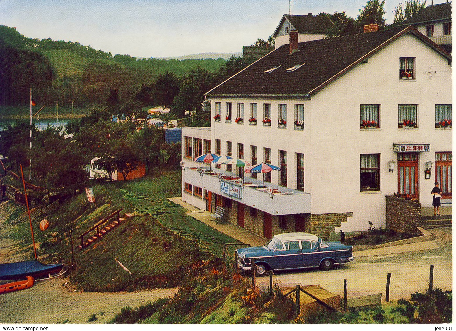 Simmerath Woffelsbach Hotel-Restaurant Zum Kleinen Seehof Opel Kapitän - Simmerath