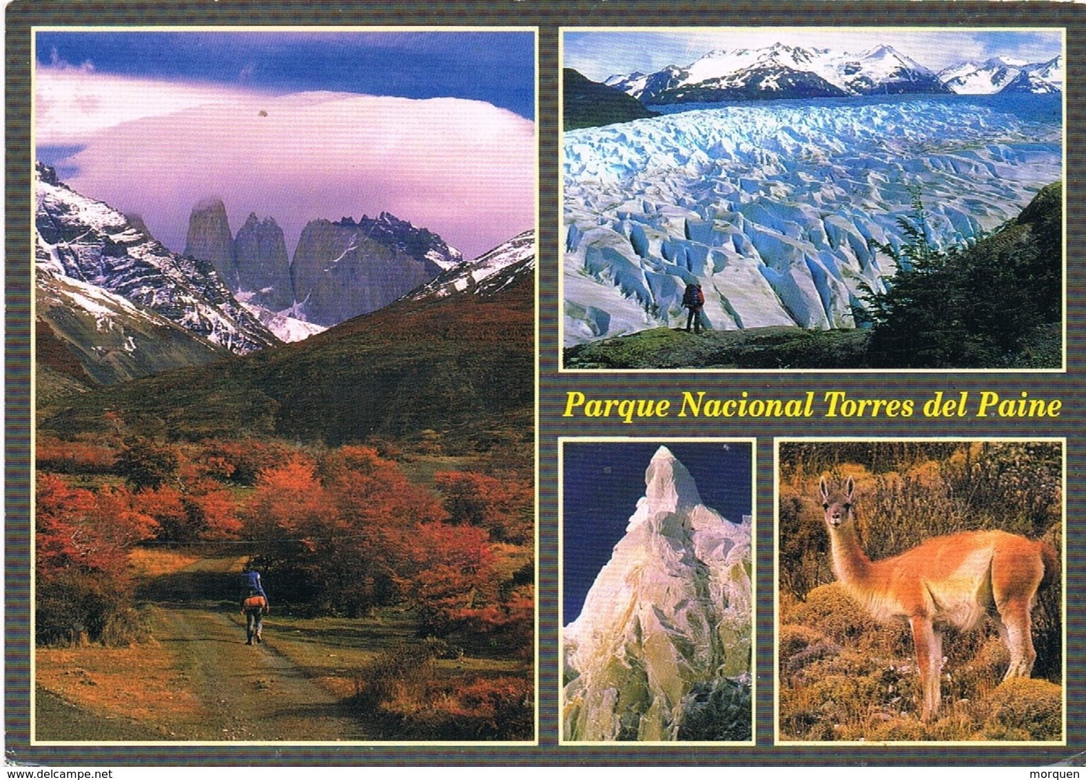 28334. Postal Aerea TORRES Del PAINE (Patagonia) Chile 1998 - Chile