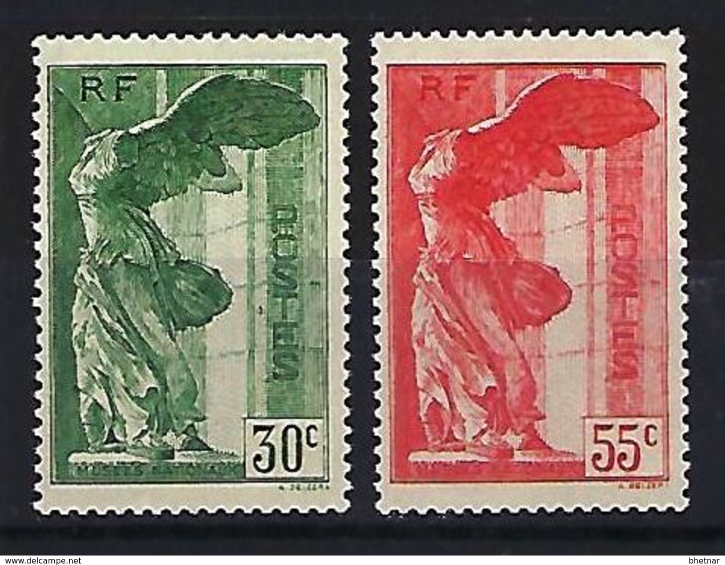 FR YT 354 & 355 " Victoire De Samothrace "1937 Neuf** - Neufs