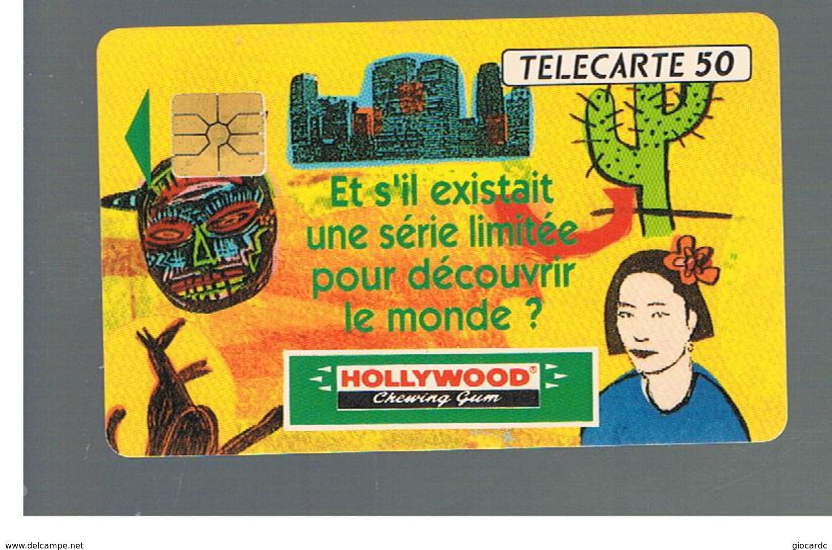 FRANCIA (FRANCE) -  1992 HOLLYWOOD  - USED°- RIF. 10884 - Publicité