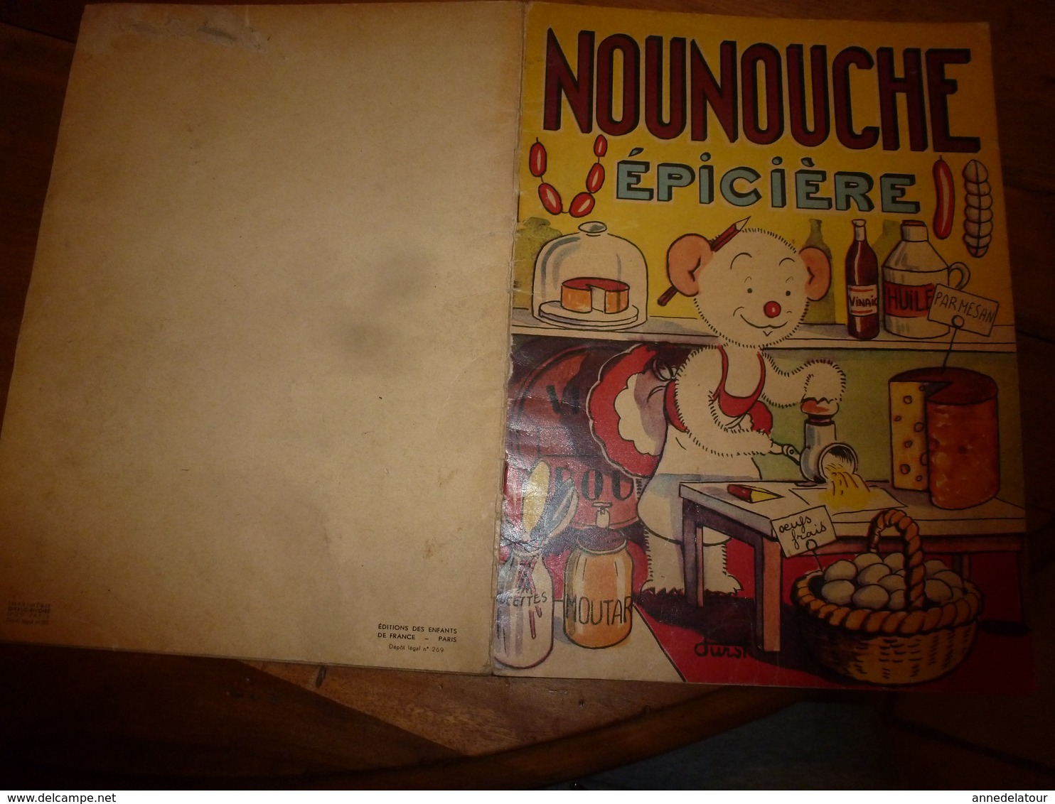 1951 NOUNOUCHE épicière,   Texte Et Dessins De DURST - Autres & Non Classés