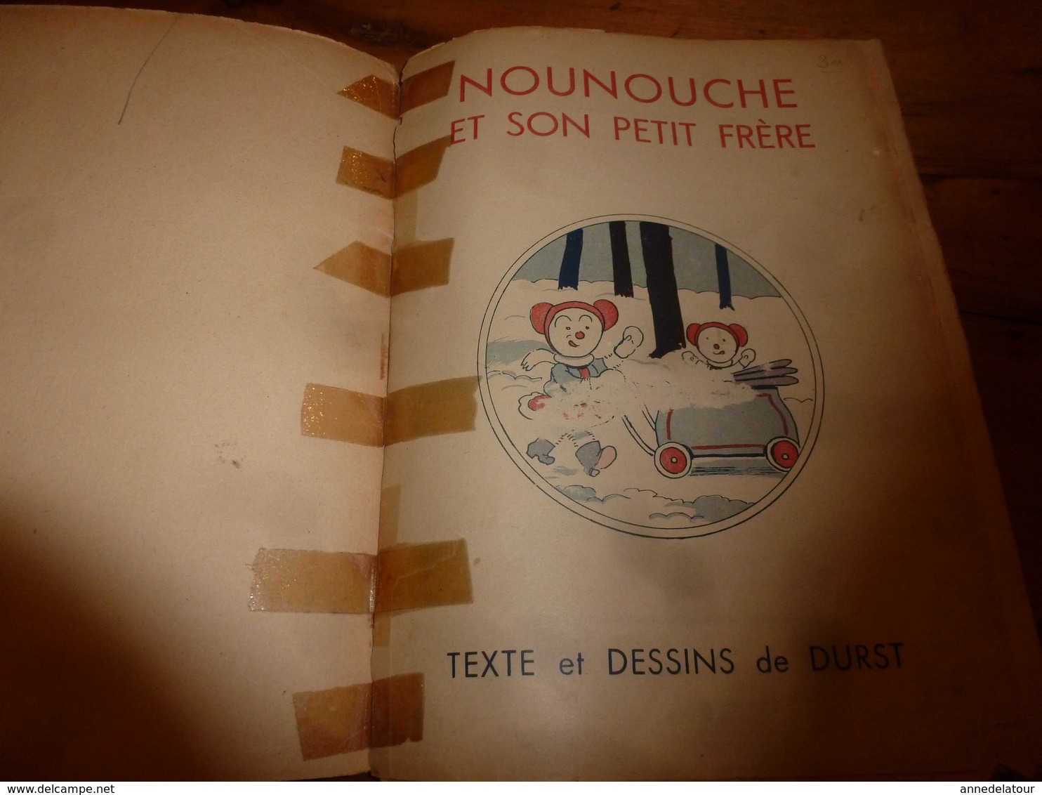 1951 NOUNOUCHE et son petit frère,   texte et dessins de DURST
