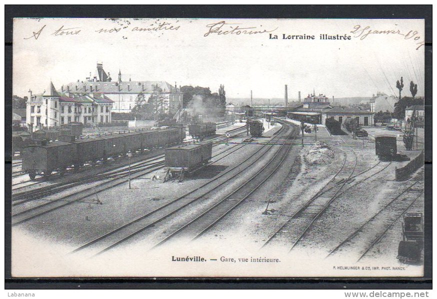 54-Lunéville, Gare, Vue Intérieure - Luneville